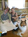 Zoe the Collie, owned by Richard and MaryAnn Carlson, helped fill some of the gap left by therapy dog Kings passing. Here is Zoe with MaryAnn at the Berlin nursing Home on a recent visit to the reside