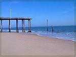 Hurricane Sandy removed much of the fishing pier in Ocean City.