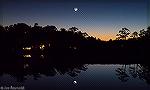 Moon Over Manklin. Shot from our deck on Manklin Creek; evening of 12/14/2012.