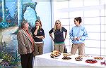 Pudge Ruppert and some of the staff at the Ocean Pines indoor pool grand opening in 2007.