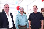 Tom Olson, Bill Zawacki, and Reid Sterrett (left to right) at the Ocean Pines indoor pool grand opening in 2007.