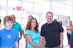 Reid Sterrett family at the Ocean Pines indoor pool grand opening in 2007.