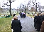 Cassion delivers Colonel Arthur Sachs for internment at Arlington National Cemetery.