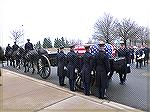 Military funeral for Colonel Arthur Sachs at Arlington National Cenetery