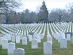 Some of the thousands of gravesites at Arlington National Cemetery. Photo taken during the internment of Ocean Pines resident Colonel Arthur Sachs who was buried with full military honors at Arlington