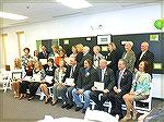 Worcester County Commissioners pose for photo with 18 recipients of Marylands Most Beautiful Person award for outstanding volunteer work. About 45% of the recipients were from the Pines.