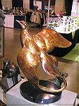 "Dove Spirit" was created by sculptor David Turner.  Priced at $975. Seen at the Ward World Championship Wildfowl Carving and Art Festival at the Ocean City Convention Center on Saturday 4/27/13.