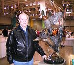 "Mallard Pair" at the Ward Wildfowl Carving Competition and Art Festival Saturday, 4/27/13 at the Ocean City Convention Center.   Sculptor is David  Turner.  Priced at $6,300.
Jim Duckworth seen in p