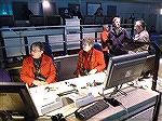 Jeanette Reynolds (right) and Kathy Schneider (left) sit at command center during Wallops Island Rocket Launching trip