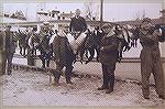 Jack Barnes relative George Payne returning from Goose hunt in Onancock, Va.