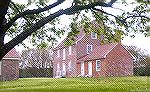 Rackliffe House, a notable 18th century plantation house overlooking Sinepuxent Bay. Home was originally constructed in 1740s and believed to be the only property of its vintage and early Georgian cha