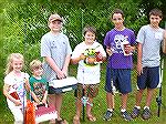  Winners of the 18th annual Youth Fishing Contest sponsored by Ocean Pines Anglers Club; L to R;  Alayna Adkins; largest fish 4-7.   Gabriel Vitak; most fish 4-7.  Jacob Ehm; most fish 8-11.  JD  Fran