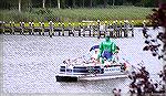 Entry in 2014 Ocean Pines Boat Club parade.