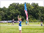 Kite Day in Ocean Pines. Youngsters make and fly their own kites. 8/16/2014.