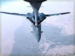 KC-135 refueling B1 Bomber somewhere in Mideast in war on Issis.