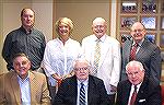 OPA Board 2014-2015.
Top row, left to right: Director Bill Cordwell, Director Sharyn O&rsquo;Hare, Secretary Pat Renaud, Parliamentarian Tom Terry. Bottom row, left to right: Treasurer Jack Collins, 