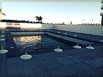 Photo of beach Club pool prepared for winter.