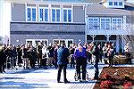 January 10, 2015.
It was a wonderful day to raise the first flag at the Ocean Pines Yacht Club! This flag has flown 3 times, the first time at the American Cemetery at Normandy in Sept 6, 2004. It wa