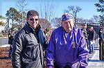 January 10, 2015.
It was a wonderful day to raise the first flag at the Ocean Pines Yacht Club! This flag has flown 3 times, the first time at the American Cemetery at Normandy in Sept 6, 2004. It wa