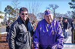 January 10, 2015.
It was a wonderful day to raise the first flag at the Ocean Pines Yacht Club! This flag has flown 3 times, the first time at the American Cemetery at Normandy in Sept 6, 2004. It wa