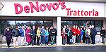 Denovos Restaurant celebrates its 10th Anniversary with a ribbon-cutting.
