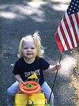 Teagan honoring those who served on this Memorial Day.