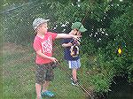 Will & John enjoying another great fishing day thanks to the OP Anglers Cub