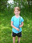Ava was winner of rod and reel drawing at OP Anglers Club Teach A Kid To Fish event.