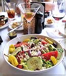 Greek salad at Sunset Grille was delicious.