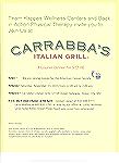Fund Raiser for American Cancer Society at Carrabba's Italian Grill.