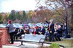 Veterans Day 2015. Sharyn O'Hare introduces public officials and dignitaries at Veterans Day ceremony.