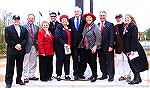 Veterans Day 2015. Some of the organizers and participants and local officials pose for a photo after the ceremony.