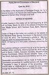 Here is the meeting notice about the upcoming PSC hearing regarding Sandpiper gas rates.

