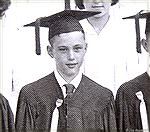Joe Reynolds 8th Grade graduation from Our Lady of Mount Carmel elementary school. 1952.