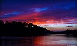 Sunset on Manklin Creek in Ocean Pines evening of August 8, 2016.