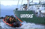 GreenPeace, well know protectors against over-fishing of whales.