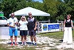 Forum member Tom Piatti (left) received a trophy for his vehicle in the Ocean Pines Chamber of Commerce antique car show on 8/28/2016.