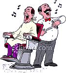 Barbershop harmony cartoon