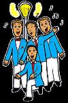 Singing barbershop harmony