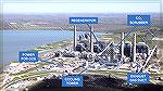 This Petra Nova Power Project, located near Houston TX, is the world's first commercial size clean coal project. The facility captures more than 90 percent of the carbon dioxide of an existing coal-fu