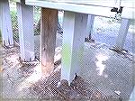 Mailbox posts on Newport Drive rotted away at the base and repaired by Post Office using a wood 1 X 6 to support the boxes above. 