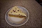 A slice of Pumpkin Almond cake