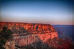 A fall sunrise in the Grand Canyon