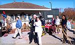 Platform Tennis Ribbon Cutting ceremony. 11/28/2017. Jim Mathias speaks to crowd.