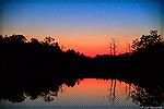 Sunset on Manklin Creek in  Ocean Pines, MD.