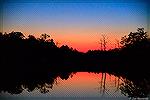 Sunset on Manklin Creek in  Ocean Pines, MD.