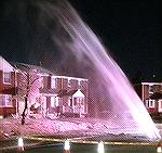 Water main break down the street from my daughter in Catonsville, Md on 1/2/2018.