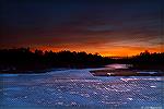 A winter sunset on Manklin Creek in Ocean Pines, MD. 1/11/2018.