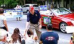 What's a parade without politicians? Maryland State Senator Jim Mathias shakes hands with folks along the parade route during OPA 50th Anniversary Parde on 6/2/2018.
