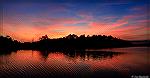 Sunset on Manklin Creek in Ocean Pines, MD. October 1, 2018.